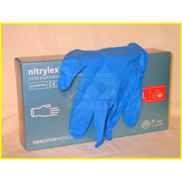 NITRYLEX CLASSIC A100, PRÉMIUM púdermentes nitril kék kesztyű